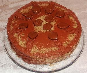 Tort orzechowo-migdaowy 