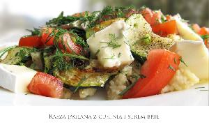 Kasza jaglana z cukinią i serem brie Kasza jaglana z cukinią i serem brie
