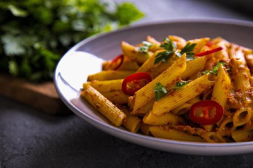 Penne z pesto rosso picante