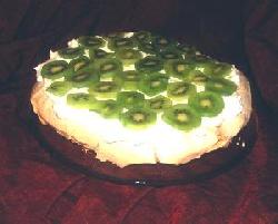 Pavlova biaa z kiwi