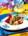 Piersi kurczaka nadziewane bananami Piersi kurczaka nadziewane bananami