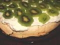 Pavlova biała z kiwi Pavlova biała z kiwi